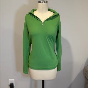 Nike Golf Dry-FIT Women's Vibrant Green Zip-Up